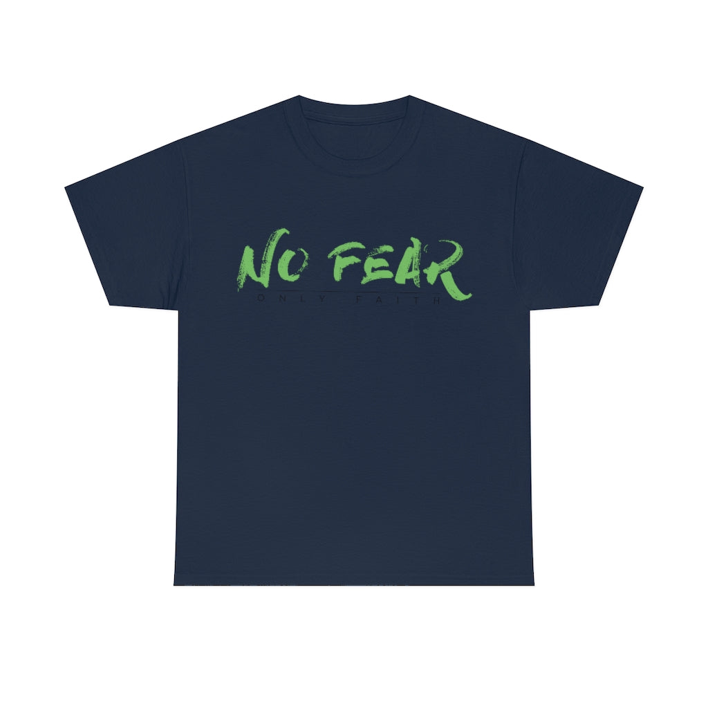 Unisex Heavy Cotton Tee (No Fear Green)