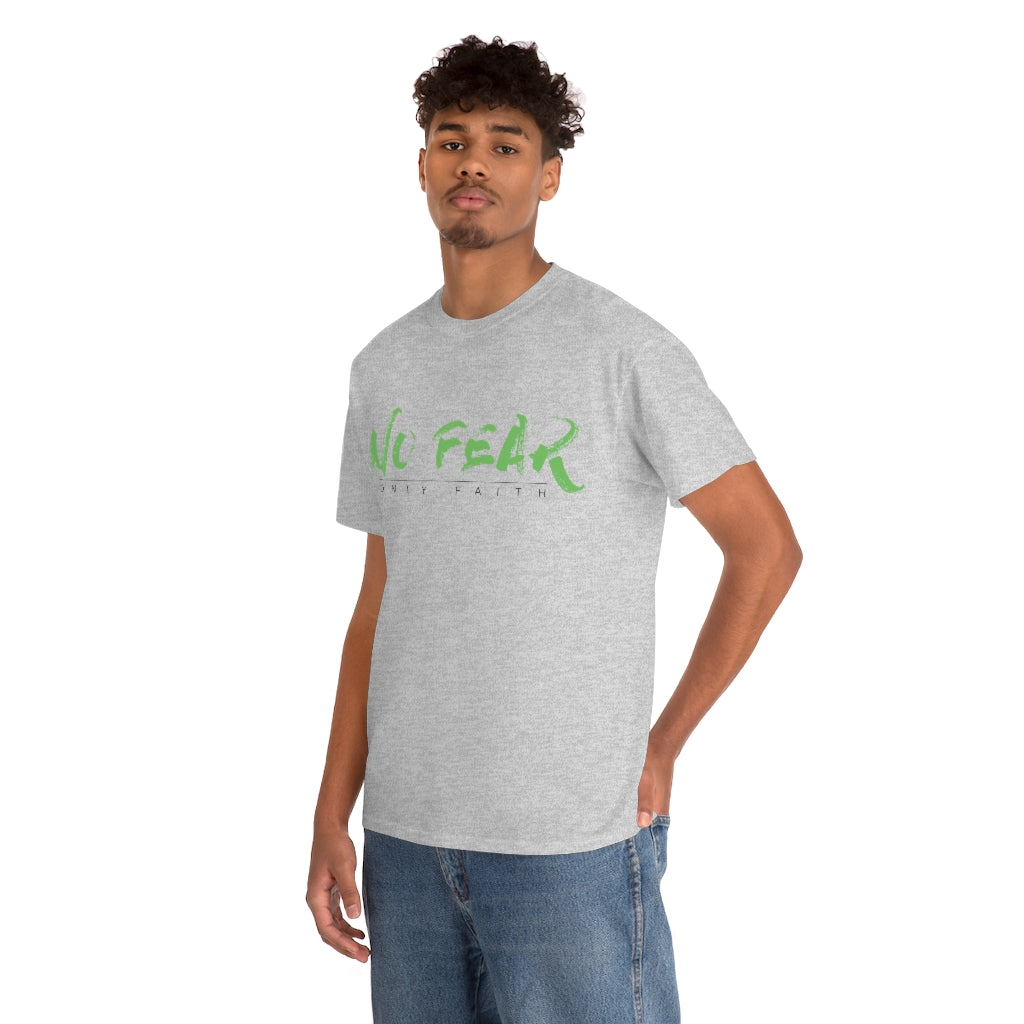 Unisex Heavy Cotton Tee (No Fear Green)